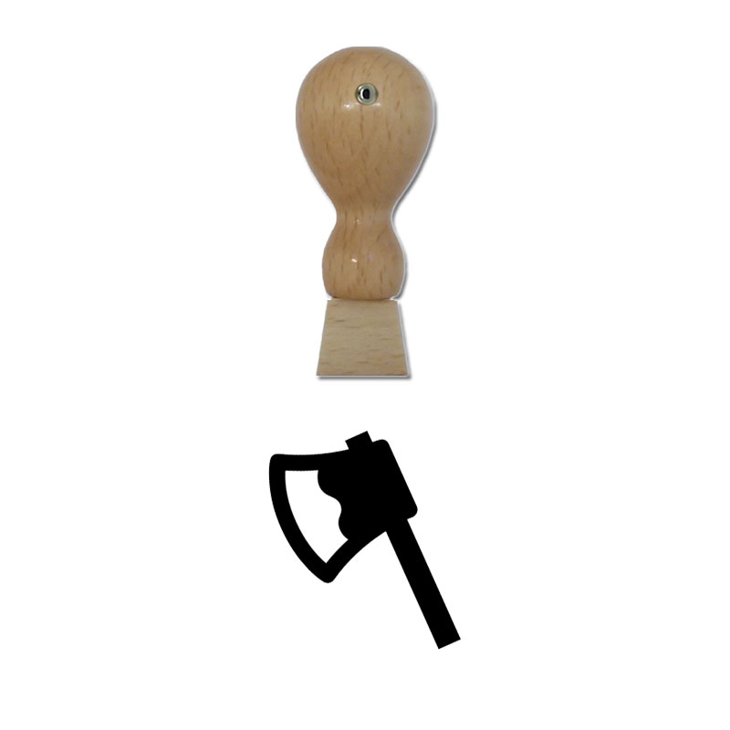 Produktbild: Beil - Holzstempel für Bonuskarten, Rabattkarten, Treuekarten etc. - 074