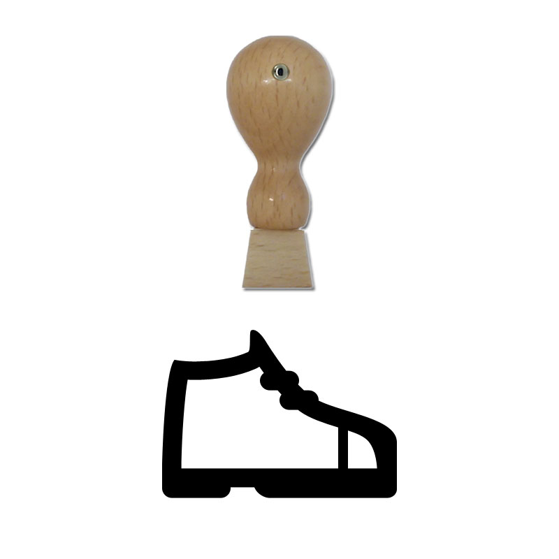 Produktbild: Schuh - Holzstempel für Bonuskarten, Rabattkarten, Treuekarten etc. - 049