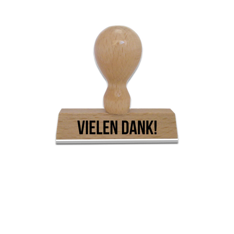 Produktbild: VIELEN DANK! - Textstempel aus Holz