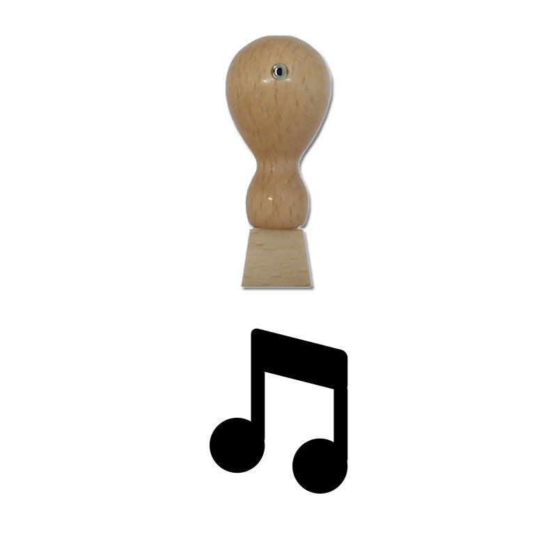 Produktbild: Note - Holzstempel für Bonuskarten, Rabattkarten, Treuekarten etc. - 023