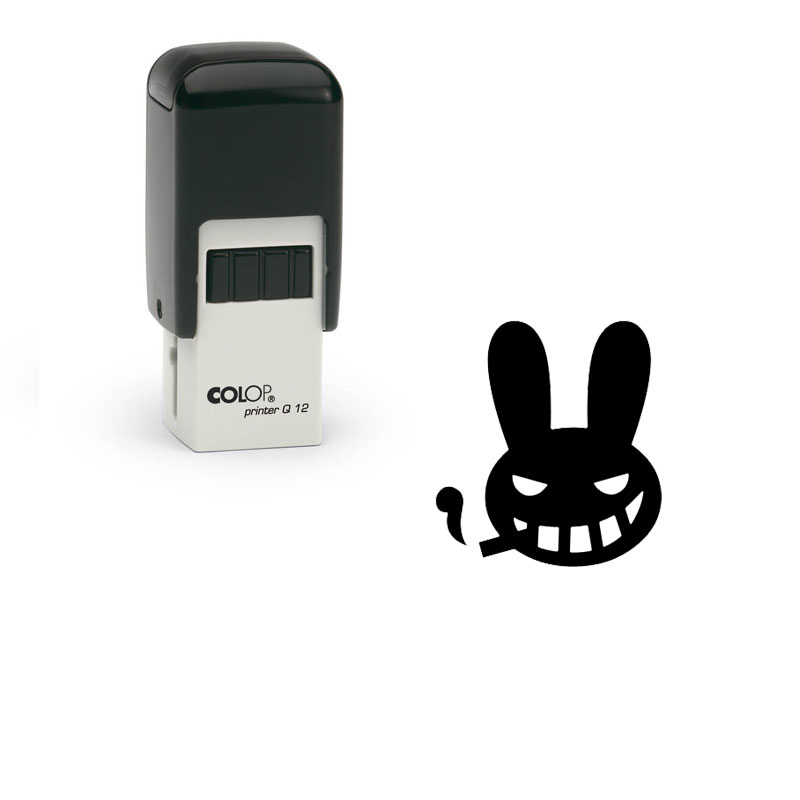 Produktbild: Rauchender Hase - Stempel für Bonuskarten, Treuekarten, Rabattkarten etc. - 077