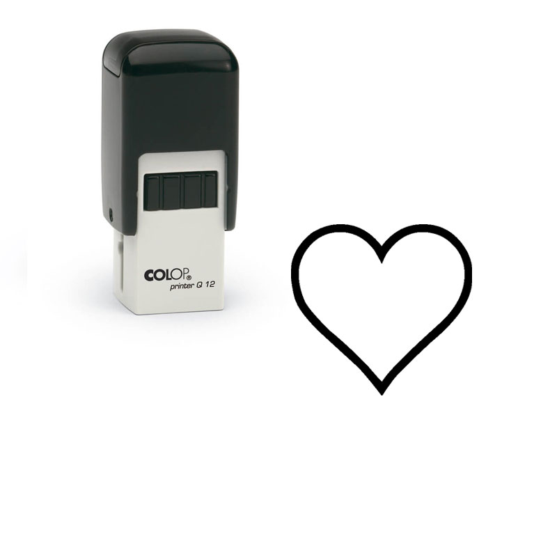 Produktbild: Herz - Stempel für Bonuskarten, Treuekarten, Rabattkarten etc. - 001