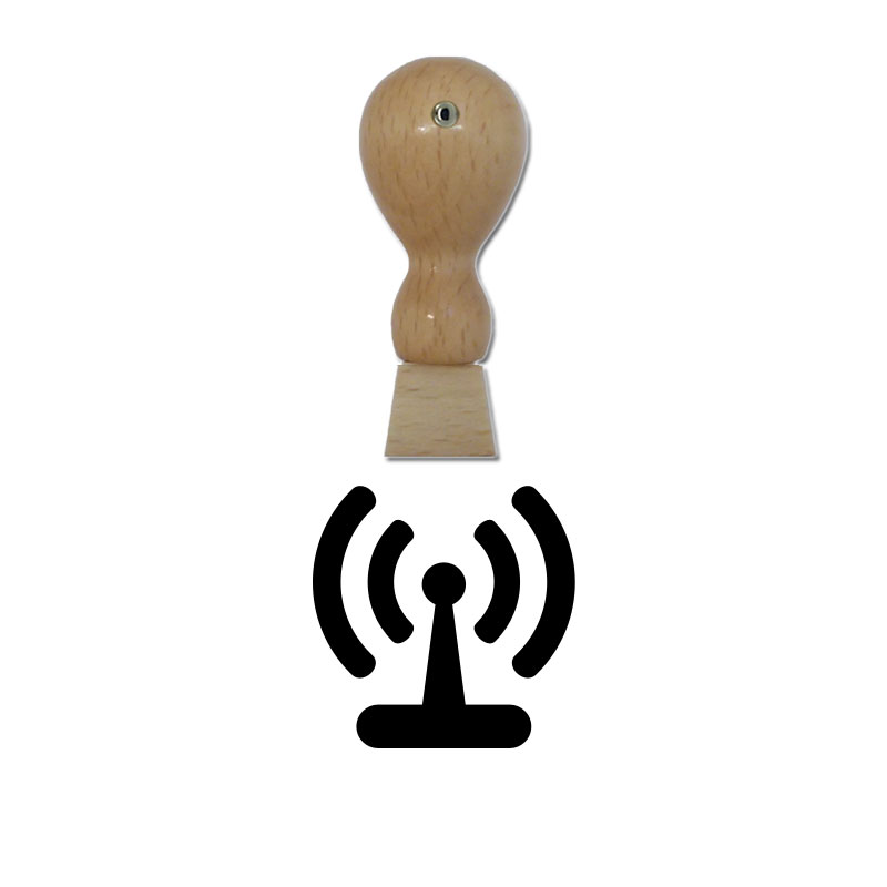 Produktbild: Antenne - Holzstempel für Bonuskarten, Rabattkarten, Treuekarten etc. - 030