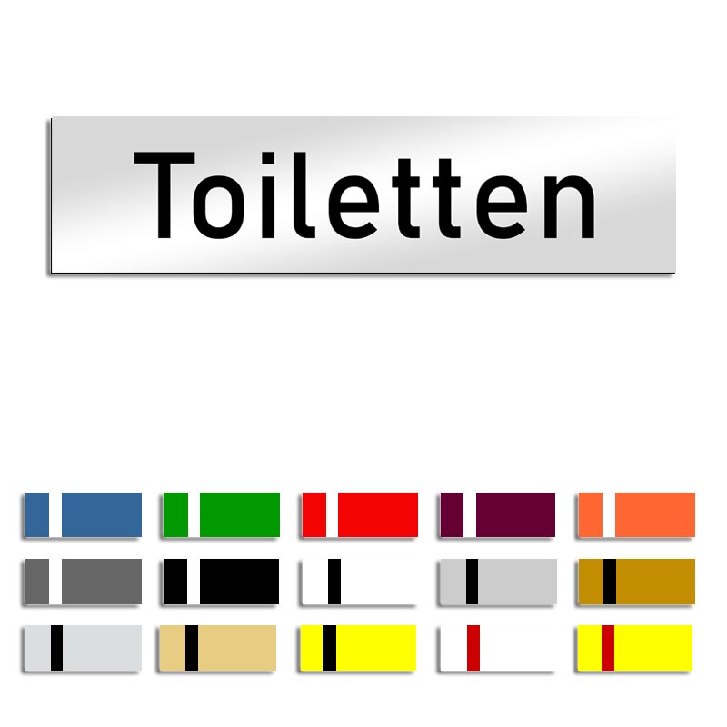 Produktbild: Toiletten, 160x40mm
