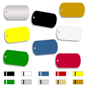 Produktbild: Dog Tag, Erkennungsmarke aus Acryl ohne Gravur
