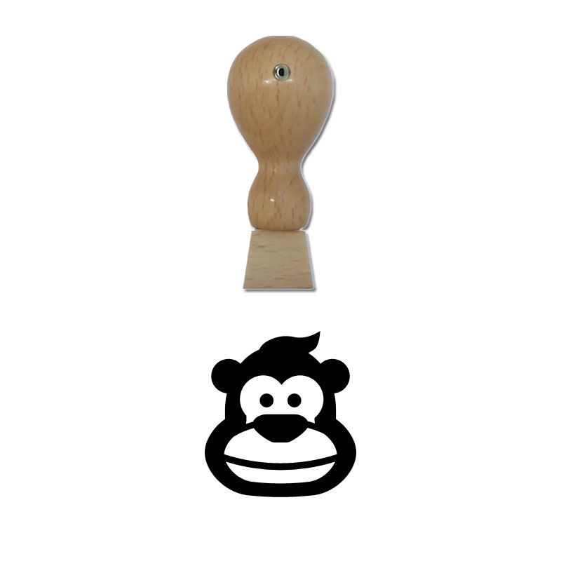 Produktbild: Affee - Holzstempel für Bonuskarten, Rabattkarten, Treuekarten etc. - 054