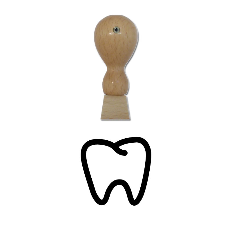 Produktbild: Zahn - Holzstempel für Bonuskarten, Rabattkarten, Treuekarten etc. - 015