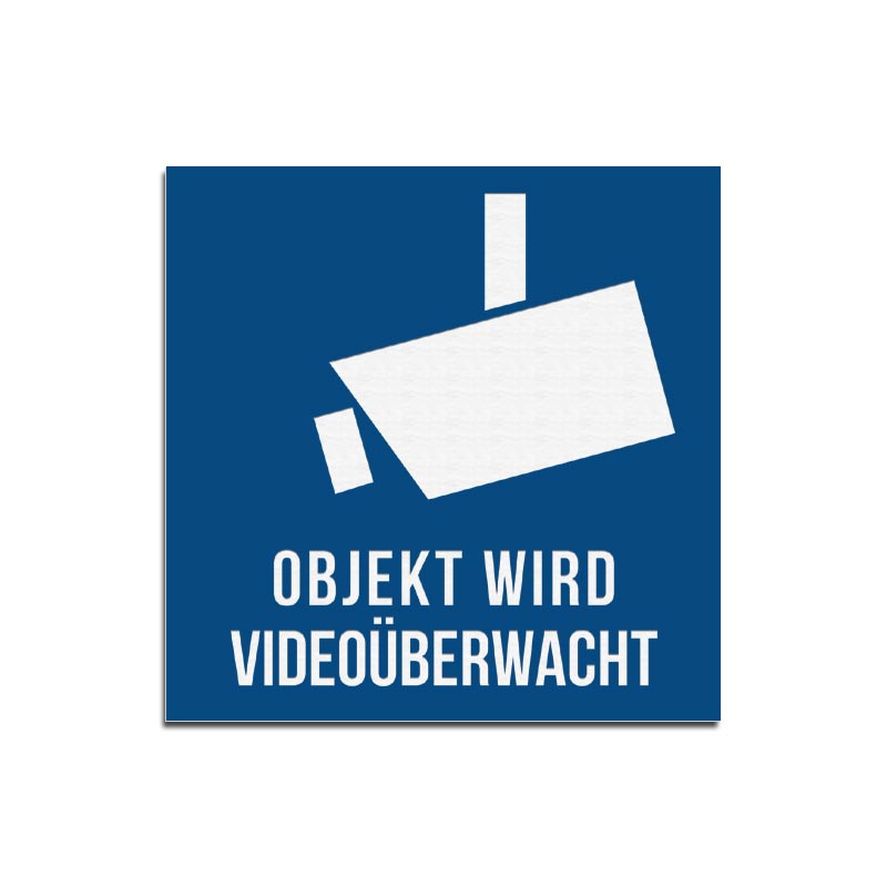 Produktbild: Objekt wird Videoüberwacht! Hinweisschild in versch. Größen