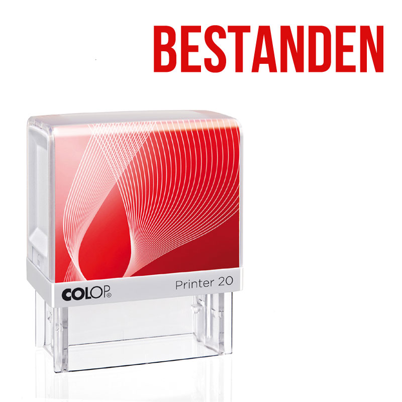 Produktbild: BESTANDEN, Colop Printer 20