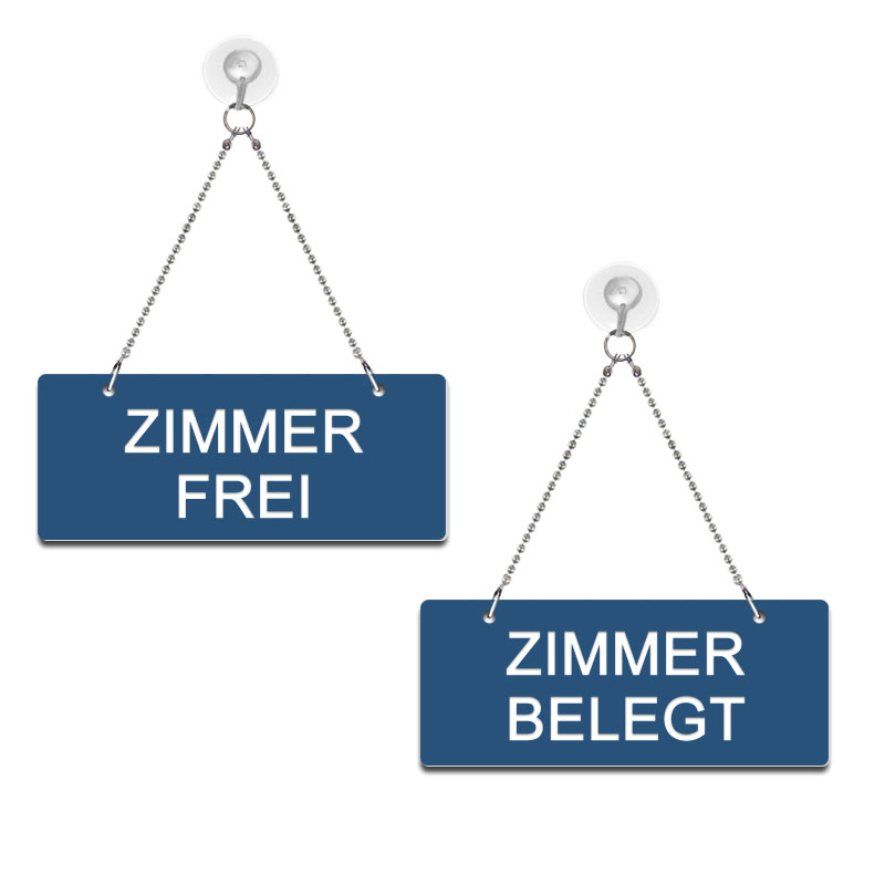 Produktbild: Zimmer frei / Zimmer belegt - Wendeschild in verschiedenen Farben