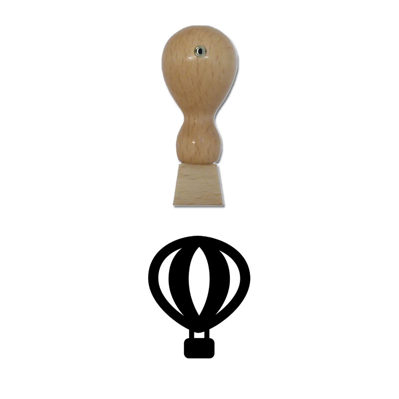 Produktbild: Ballon - Holzstempel für Bonuskarten, Rabattkarten, Treuekarten etc. - 067