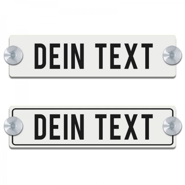 Produktbild: Dein Text - viele Farben zur Auswahl, 200x50mm