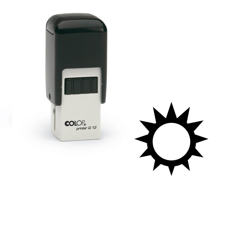 Produktbild: Sonne - Stempel für Bonuskarten, Treuekarten, Rabattkarten etc. - 013