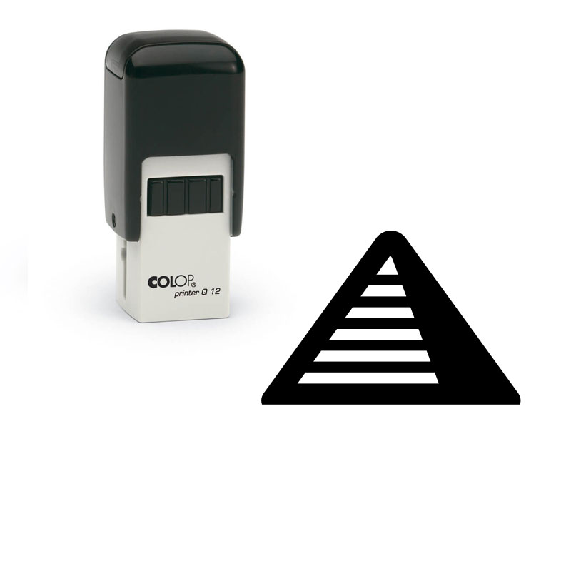 Produktbild: Pyramide - Stempel für Bonuskarten, Treuekarten, Rabattkarten etc. - 047