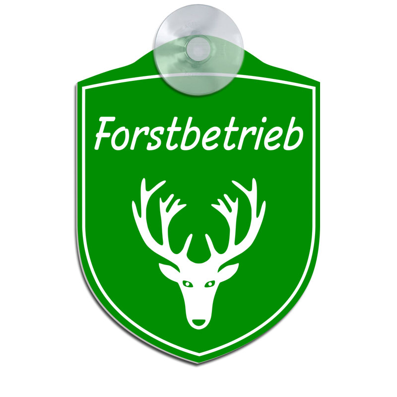 Produktbild: Forstbetrieb - Hinweisschild für Fahrzeuge