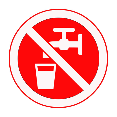 Produktbild: Kein Trinkwasser! Verbotsschild in verschiedenen Größen