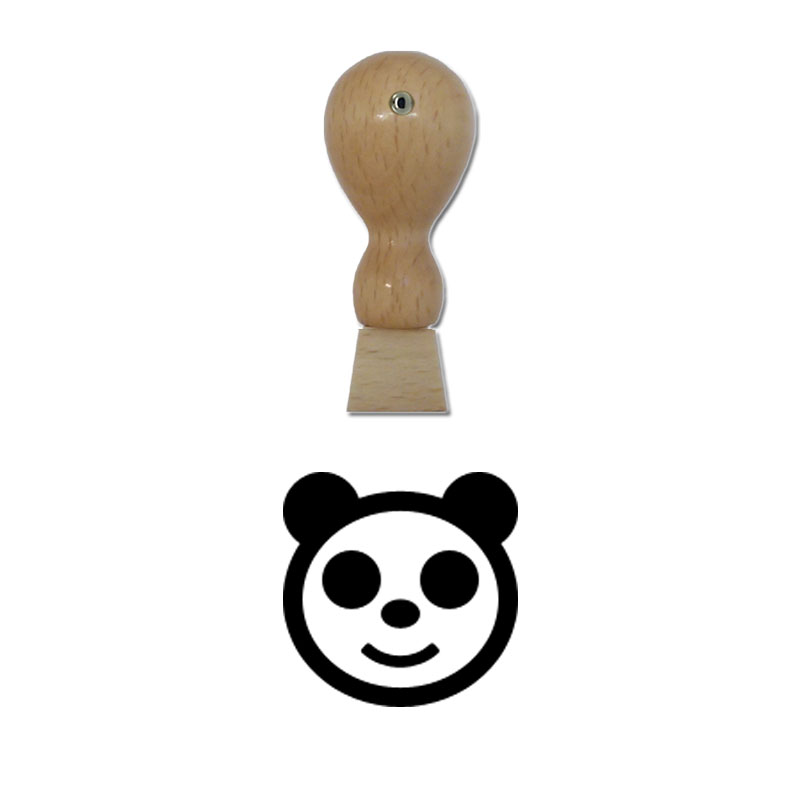 Produktbild: Panda - Holzstempel für Bonuskarten, Rabattkarten, Treuekarten etc. - 016