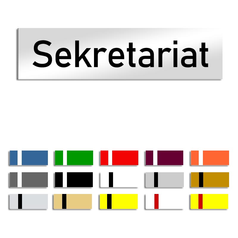 Produktbild: Sekretariat, 160x40mm