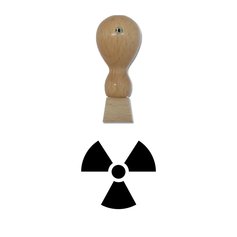 Produktbild: Radioaktiv - Holzstempel für Bonuskarten, Rabattkarten, Treuekarten etc. - 088