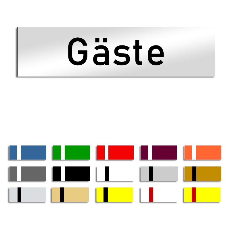 Produktbild: Gäste, 160x40mm