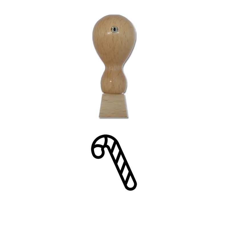 Produktbild: Zuckerstange - Holzstempel für Bonuskarten, Rabattkarten, Treuekarten etc. - 093