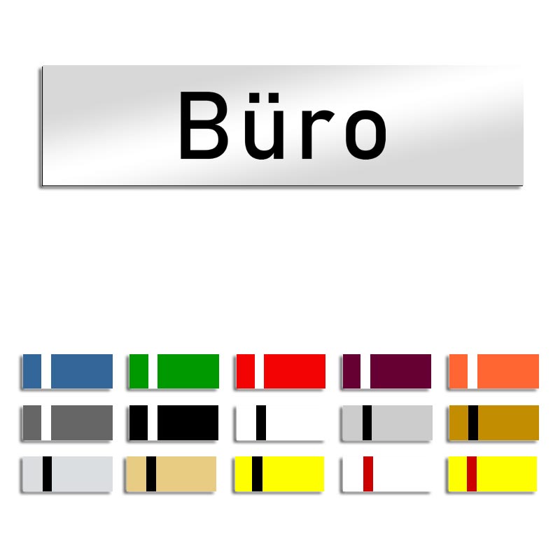 Produktbild: Büro - Türschild, 160x40mm