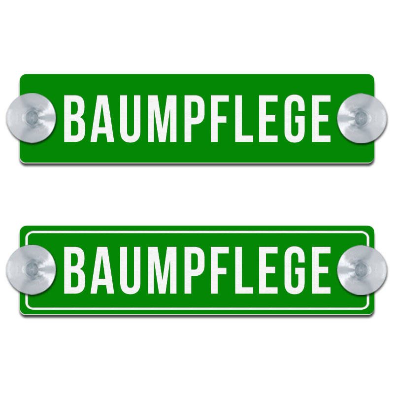 Produktbild: BAUMPFLEGE - Saugnapfschild, 200x50mm