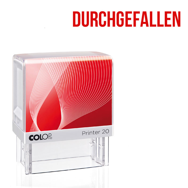 Produktbild: DURCHGEFALLEN, Colop Printer 20
