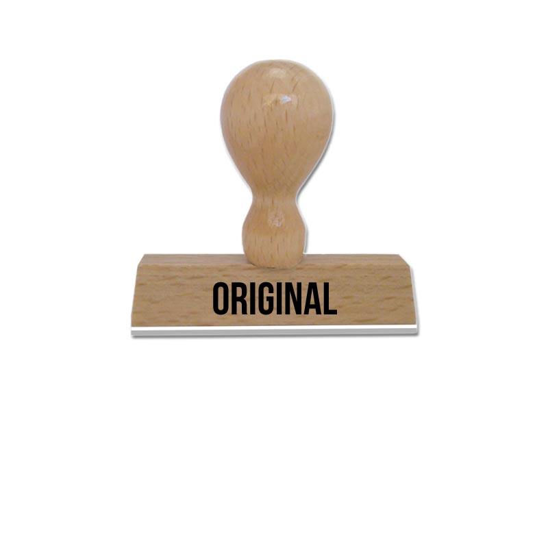 Produktbild: ORIGINAL - Textstempel aus Holz