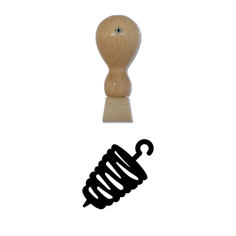 Produktbild: Döner - Holzstempel für Bonuskarten, Rabattkarten, Treuekarten etc. - 040