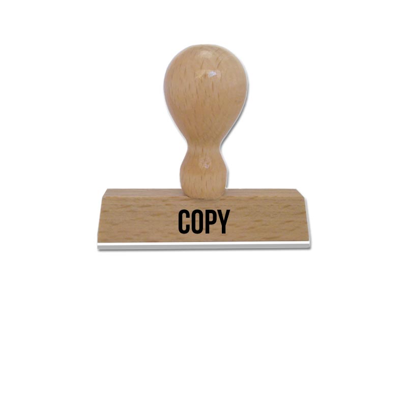Produktbild: COPY - Textstempel aus Holz